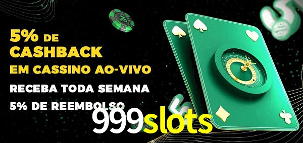 Promoções do cassino ao Vivo 999slots